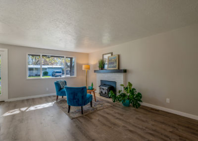 MCM home in Boise livingroom