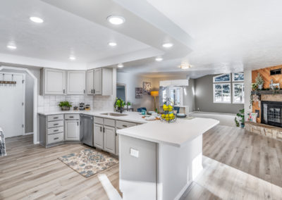 Remodeled kitchen in Boise home